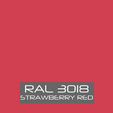 RAL 3018 Strawberry Red tinned Paint